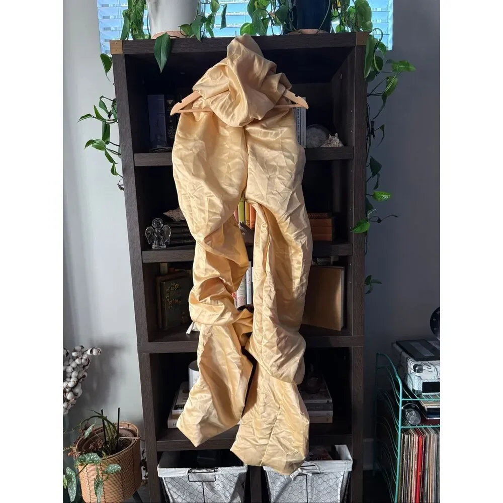 NWOT Miscreants London x Revolve Long Gold Boa One Size